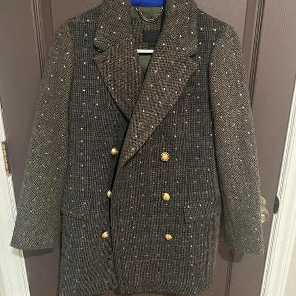 J. Crew Embellished Harris tweed coat - Picture 9 of 9